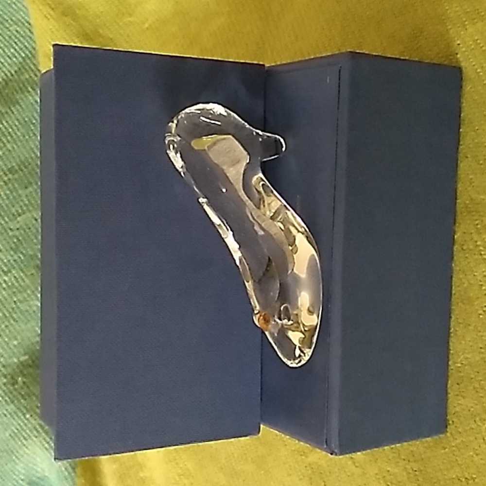 Disney Parks Arribas Cinderella Glass Slipper Figure
